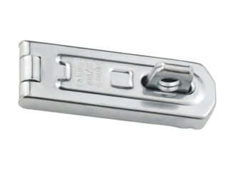 Abus Mechanical 100/80 Hasp & Staple Carded 80mm (4003318337062) ABU10080SC