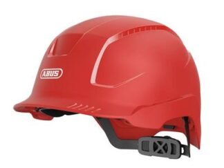 Abus Mechanical SCATOR-E Non-vented Safety Helmet Red (4003318384844) ABU38484