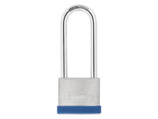 Abus Mechanical 50mm Silver Rock™ 5 Padlock Long Shackle 80mm (4003318808876) ABU550LS80C