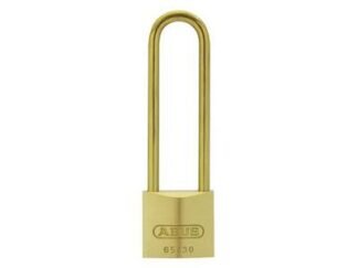 Abus Mechanical 65MB/30mm Solid Brass Padlock 70mm Long Shackle Carded (4003318375965) ABU65MB3070C