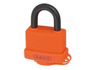 Abus Mechanical 70AL/45mm Aluminium Padlock Orange Keyed Alike 6401 (4003318499746) ABUKA49974