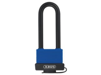 Abus Mechanical 70IB/50mm Aqua Safe Brass Padlock 80mm Long Shackle Carded (4003318506604) ABU70IB50LSC