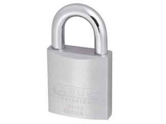Abus Mechanical 83/50mm Chrome Plated Brass Padlock Keyed Alike 2745 (4003318773303) ABUKA54156