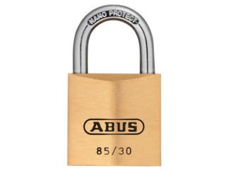 Abus Mechanical 85/30mm Brass Padlock Carded (4003318354328) ABU8530C