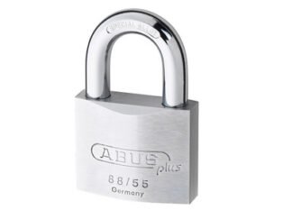 Abus Mechanical 88RK/50mm Brass PLUS Cylinder Padlock Rekeyable Carded (4003318352102) ABU8850C