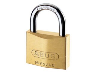 Abus Mechanical 65/50mm Brass Padlock Master Keyed MK65501 (4003318274817) ABU6550MK01
