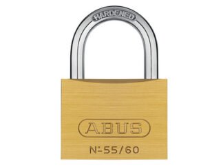 Abus Mechanical 55/60mm Brass Padlock Keyed Alike 5601 (4003318028779) ABUKA02877
