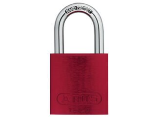 Abus Mechanical 72/40mm Aluminium Padlock Red Keyed Alike TT02162 (4003318452383) ABUKA45238