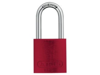 Abus Mechanical 72/40mm Aluminium Padlock 40mm Long Shackle Red Keyed Alike TT0216262 (4003318452390) ABUKA45239