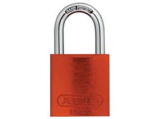 Abus Mechanical 72/40mm Aluminium Padlock Orange Keyed Alike TT02767 (4003318452444) ABUKA45244