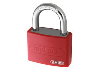 Abus Mechanical T65AL/40mm My Lock Aluminium Padlock Red Keyed Alike 6401 (4003318499401) ABUKA49940