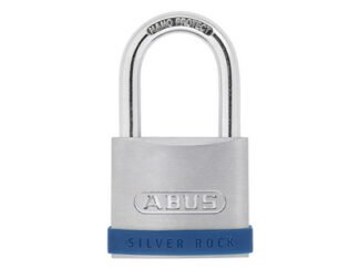Abus Mechanical 50mm Silver Rock™ 5 Padlock Keyed Alike (4003318808753) ABUKA80875