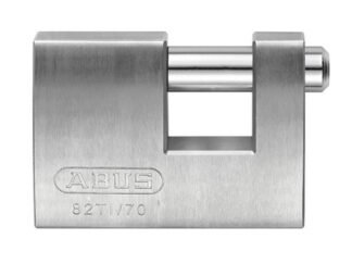 Abus Mechanical 82TI/70mm TITALIUM™ Shutter Padlock Keyed Alike KA8519 (4003318246753) ABUKA8519