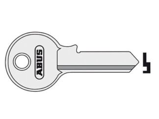 Abus Mechanical 55/50 50mm Key Blank (4003318028847) ABUKB02884