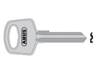 Abus Mechanical 34 Right Hand 6 Pin Key Blank (4003318200663) ABUKB20066