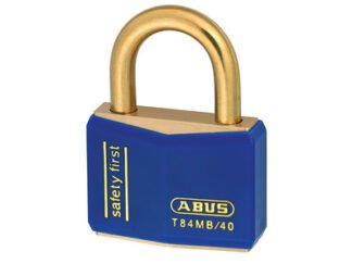 Abus Mechanical T84MB/40mm Blue Rustproof Padlock (4003318227172) ABUT8440BLU