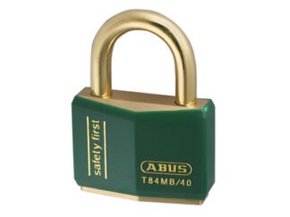 Abus Mechanical T84MB/40mm Green Rustproof Padlock (4003318227165) ABUT8440GRE