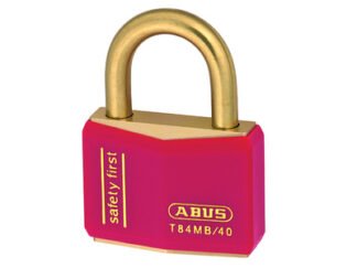 Abus Mechanical T84MB/40mm Red Rustproof Padlock (4003318227158) ABUT8440RED