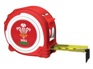 Advent Official Welsh Rugby Tape Red / White 5m/16ft (Width 25mm) (5060027023814) ADV45025WRFU