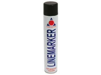 Aerosol 0906 Line Marking Spray Paint Black 750ml (5060229170798) AERLMPBK