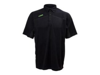 Apache Langley Black Performance Polo Shirt - XXL (47/49in) (5055338426713) APALANGXXL