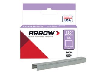 Arrow T30 Staples 306IP 10mm (3/8in) (Box 5000) (0079055300380) ARR306IP
