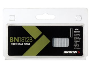 Arrow BN1812B Brad Nails 20mm Brown Head (Pack 2000) (79055118121) ARRBN1812B