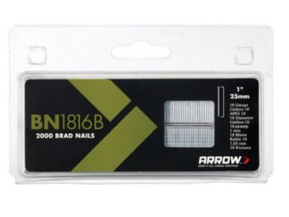 Arrow BN1816B Brad Nails 25mm Brown Head (Pack 2000) (0079055118169) ARRBN1816B