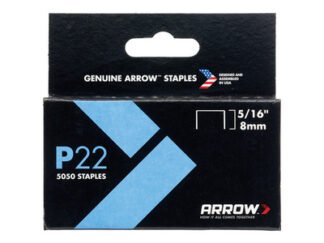 Arrow P22 Staples 8mm ( 5/16in) (Box 5050) (0079055225164) ARRP22516