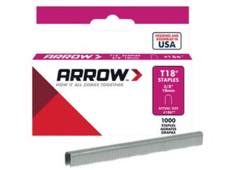 Arrow T18 Staples 10mm (3/8in) (Box 1000) (0079055180388) ARRT1838S