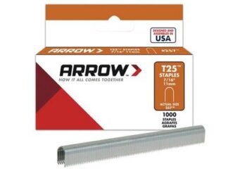 Arrow T25 Staples 11mm (7/16in) (Box 1000) (0079055257165) ARRT25716S