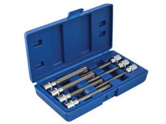 Bluespot Tools Extra Long 3/8in Square Drive TORX Bit Sockets 7 Piece (5028734015140) B/S01514