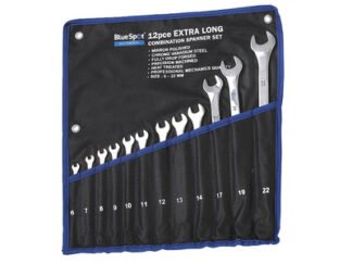 Bluespot Tools Extra Long Combination Spanner Set, 12 Piece (5028734041248) B/S04124