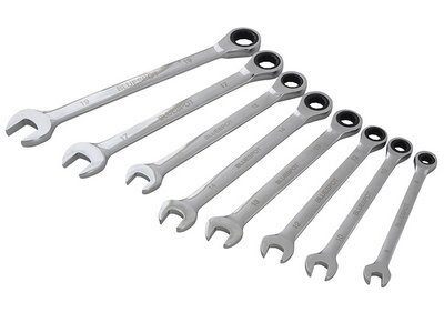 Bluespot Tools Ratchet Spanner Set, 8 Piece (5028734043105) B/S04310