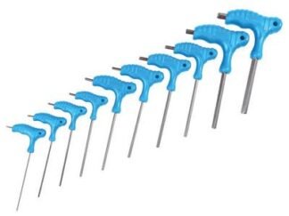Bluespot Tools Metric T-Handle Hex Key Set, 10 Piece (2-10mm) (5028734121858) B/S12185
