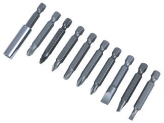 Bluespot Tools Power Bit Set, 10 Piece (5028734141207) B/S14120