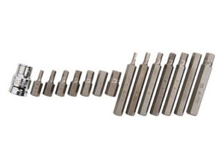 Bluespot Tools Hex Bit Set, 15 Piece (5028734015133) B/S1513