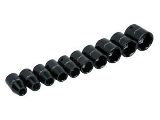 Bluespot Tools 1/2in Metric Impact Socket Set 9-27mm, 10 Piece (5028734015379) B/S1537