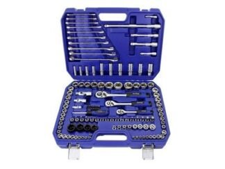 Bluespot Tools 1/2in, 3/8in & 1/4in Metric Socket Set, 120 Piece (5028734015836) B/S1583