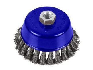 Bluespot Tools Twist Knot Cup Brush 100mm M14 X 2 (5028734192162) B/S19216