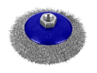 Bluespot Tools Steel Bevel Wire Cup Brush 115mm M14 X 2 (5028734192209) B/S19220