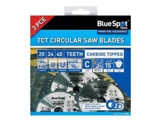 Bluespot Tools 184mm Circular Saw Blade Set, 3 Piece (5028734194005) B/S19400