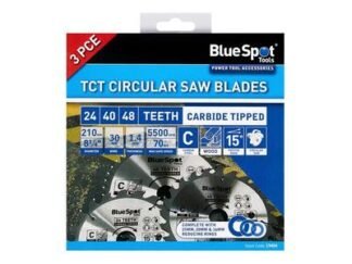 Bluespot Tools 210mm Circular Saw Blade Set, 3 Piece (5028734194043) B/S19404