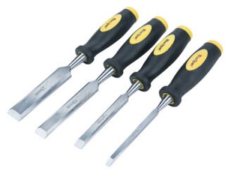 Bluespot Tools Chisel Set Double Colour Handle Set, 4 Piece (5028734280043) B/S28004