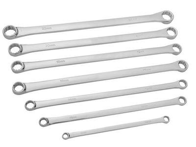 Bluespot Tools Extra Long Ring Spanner Set, 7 Piece (5028734043051) B/S4305