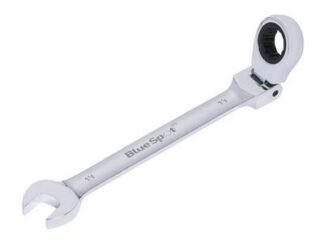 Bluespot Tools 180 degrees Flexible Head Ratchet Spanner 13mm (5028734051070) B/S5107