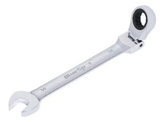 Bluespot Tools 180 degrees Flexible Head Ratchet Spanner 14mm (5028734051094) B/S5109