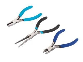Bluespot Tools Soft Grip Mini Plier Set, 3 Piece (5028734085129) B/S8512