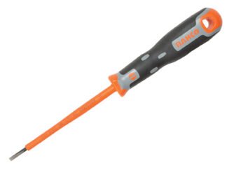 Bahco Tekno+ VDE Screwdriver Slotted Tip 3.0mm x 100mm (8412814033310) BAH033030