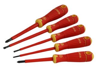 Bahco BahcoFIT Insulated Scewdriver Set, 5 Piece (7314150283361) BAH220005